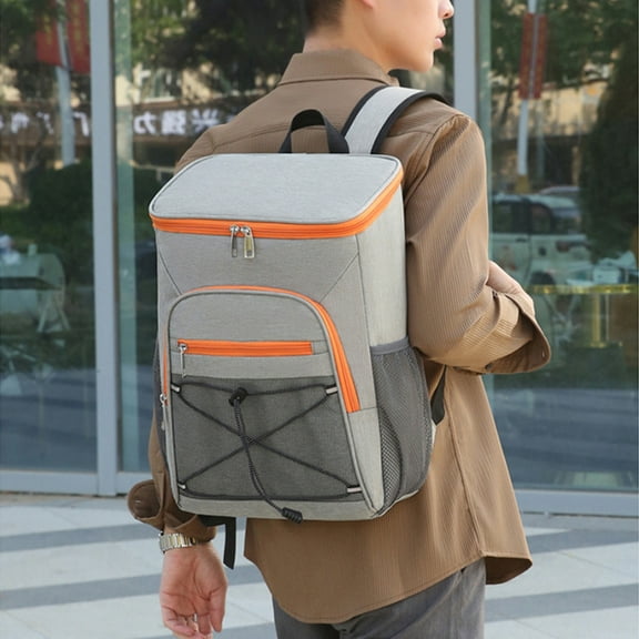 Clearance！Camping Essential, Cooler Backpack Insulation Leak-proof Waterproof Backpack Large Capacity Lightweight Travel Camping Beach Backpack Cooler Ice Chest