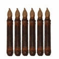 Clearance Candles 6pcs Candles LED Taper Candles Real Wax Pillar