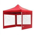 thumbnail image 1 of Clearance!Canopy Tent Sidewalls for 2m*3m Pop Up Canopy, Instant Canopy SunWall with Waterproof and UV Protection Layer, Straight Leg Canopy Shade Wall, 1 Pack Sidewall Only(Red), 1 of 7