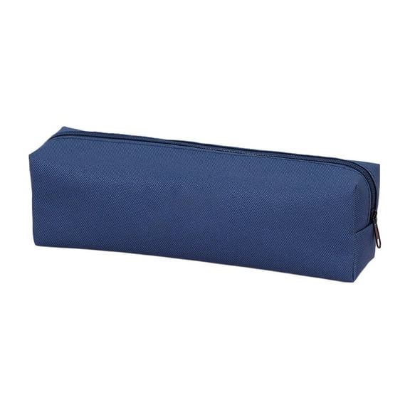 Canvas Pencil Pouch, Heavy Canvas Stationery Portable Simple Pencil Bag and Practical Durable Compact Zipper Pencil Case