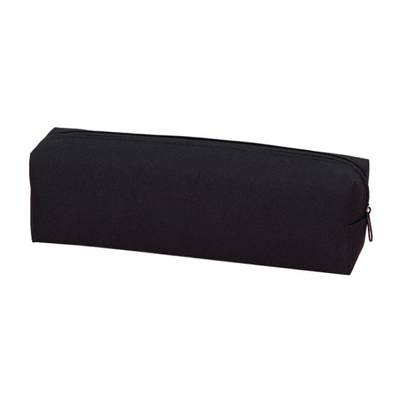 Canvas Pencil Pouch, Heavy Canvas Stationery Portable Simple Pencil Bag and Practical Durable Compact Zipper Pencil Case