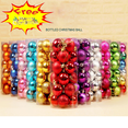 thumbnail image 1 of PALIFEUR 24Pcs Christmas Balls Ornaments, Christmas Shatterproof Ball with Strings - Christmas Decorations for Xmas Tree, Holiday, Wedding, Party (Free Pendant), 1 of 2