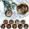 thumbnail image 1 of PALIFEUR Christmas Ornaments, Xmas Nativity Ornaments Christmas Tree Decorations, Christmas Hanging Ornament for Holiday, Party, Home, 1 of 4