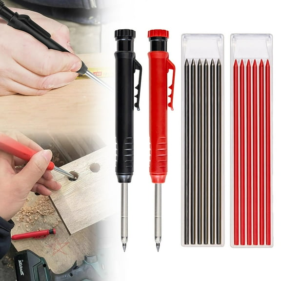 Carpenter Pencils Mechanical Pencils The Mechanical Construction Pencils Feature A Comfort Grip Design That Provides A Comfortable Hold. 1 Pen
