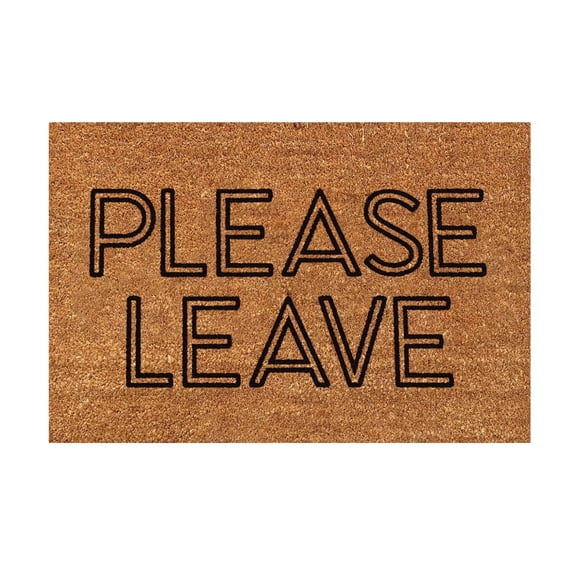 BIZHUA Funny Doormat Funny Welcome Mat Please Leave Doormat Gift Doormats for Gift for New Home, 1Pc Carpet
