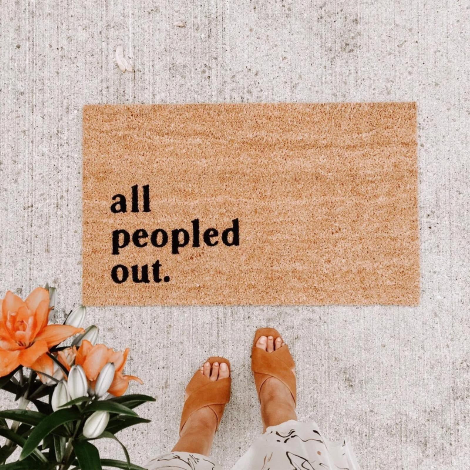 Clearance Carpet under 5 Funny Doormat Theme Doormat for Entrance Way