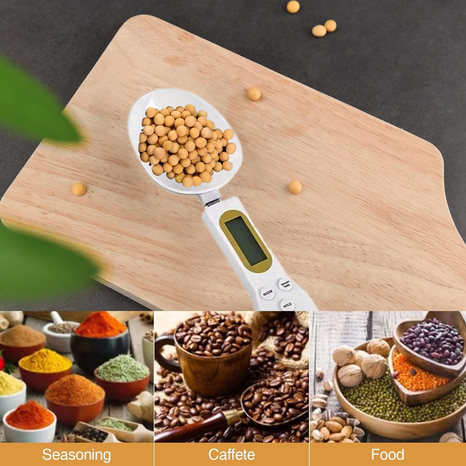 Clearance Cat Food Scale Detachable Double Headed Spoon Scale White Dog