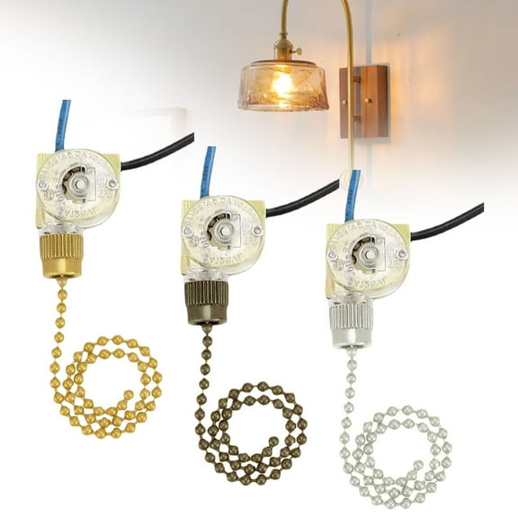 HQRP HQRP 3 Speed Ceiling Fan Switch, 4 Wire, Function L 1 2 3, L 2 3, L 1 3, L 1 2 HQRP Coaster