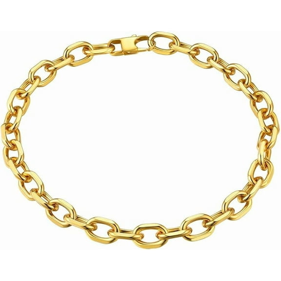 Clearance Choker Gold Chain Necklace for Women/Men, Hip Hop O-Chain Chokers for Party Birthday Christmas Day Gift