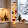 thumbnail image 1 of Clearance!Christmas Angel Glowing Christmas Door Hanger, Warm Lighted Vertical Holiday Hanging Decor with Festive Accents for Front Door Side, Entryway and Wall, 1 of 5