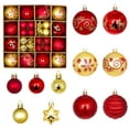 thumbnail image 1 of Hvmvliv Christmas Balls Ornaments(44pcs) Colorful Christmas Hanging Balls - Christmas Shatterproof Ball Ornaments for Party Christmas Tree Supplies Multicolor, 1 of 6