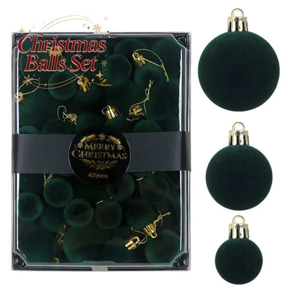 Clearance! Christmas Balls Ornaments, Shatterproof Xmas Tree Ornament, Hanging Baubles for Christmas Decorations, Ideal Seasonal Hangers Gift for Home Birthday Holiday Wedding