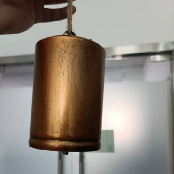 Clearance Christmas Bell Brass Cow Shabby Style Metal Hanging Giant Cow Bells Decor on Clearance!