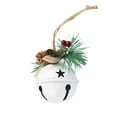 thumbnail image 1 of Clearance! Christmas Bell Crafts Christmas Gifts Baking Paint Pendant Christmas Bell Ornaments 3.1*2.4*2.4 in White, 1 of 3