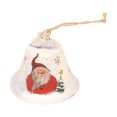 thumbnail image 1 of Hvmvliv Christmas Bell Decorations (3.14x3.14x2.95in) Metal Bells For Christmas Decoration Hanging Christmas Tree Decorations Santa Snowman Bells Christmas Props White-A, 1 of 5