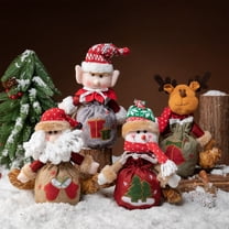 Clearance Christmas Decoration! Christmas Clearance! Christmas Apples Bag Christmas Doll Gift Bag Drawstring Candy Bag Christmas Decoration