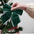 thumbnail image 1 of Clearance Christmas Decoration! Christmas Ornaments,Christmas Day Gifts For Girls And Women Bow With Ponytail Holders Complete Your Cheerleader Outfit Uniform Strong Hair Ties Bands Elastics, 1 of 6