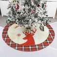 thumbnail image 1 of Clearance Christmas Decoration! Christmas Tree Skirt,Linen Grade Non-woven fabric Christmas Tree Skirt Apron Tree Ornament 50% Off Clear!, 1 of 5