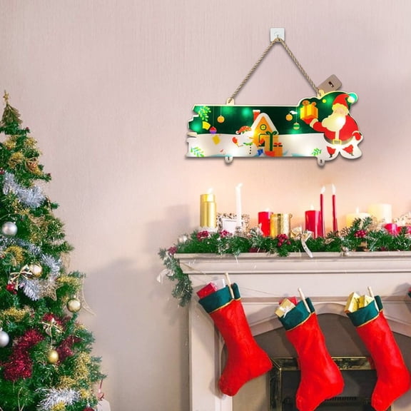 Clearance Christmas Decoration! Skegnu Christmas Lights Christmas Decorative Lights Neon Lights LED Light Strings Suction Cup Hanging Lights Acrylic Pendants Room Atmospheres Colored Lights