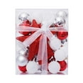 🍁 Clearance! Christmas Decorations 30 Christmas Balls Tree Top Star