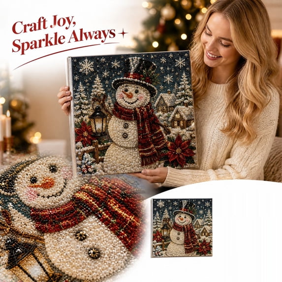 Clearance Christmas Diamond Art Kits for Adults, Christmas Pearl Art DIY Kit, Fall Home Decor Wall Art, Christmas Fall DIY Seasonal Party Gift for Beginner Kiddo Teens Women Men