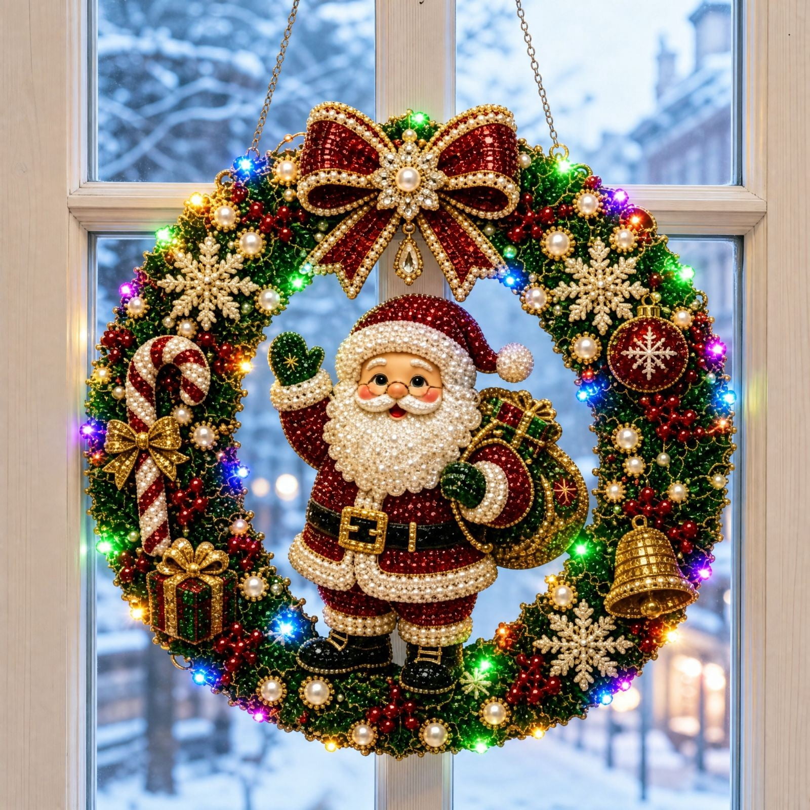 String Candy Kit Clearance Christmas Diamond Art Kits for Adults, Santa Claus Pearl ...