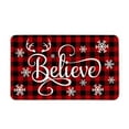 thumbnail image 1 of Christmas Doormat Xmas Welcome Mat,Merry Christmas Decorative Doormat Washable Non Slip Floor Rugs Buffalo Plaid Floor Mat for Front Porch Door Bathroom, 1 of 6