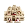 thumbnail image 1 of Clearance! Christmas Drawstring Gift Bags – Christmas Gift Bags, Christmas Bags, Candy Bags, Christmas Candy Bags, Gift Bags for Holiday Treats and Party Favors, 1 of 6