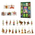 Clearance Christmas Festive Christmas Advent Calendar 2023 with 24