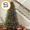 thumbnail image 1 of Clearance!Christmas Garland - 7.2ft Christmas Rattan Artificial Flower Vine Plants Indoor Outdoor Garden Gate Home Decorations, Christmas Garland, Plastic Artificial Flowers for Wedding Decoration(Red, 1 of 1
