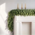 thumbnail image 1 of Clearance Christmas Garland Decoration! Skegnu 5.9ft Christmas Cedar Garland Artificial Green Cedar Garland Faux Cedar Needles Garland For Home Fireplace Indoor Outdoor Holiday Party Decoration, 1 of 9