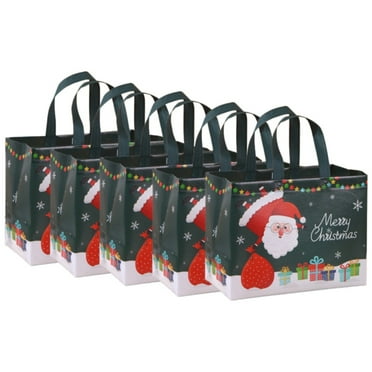 Clearance Christmas Gift Wrapping Paper!Giyblacko 5pcs Extra Large Bags Large Christmas Tote Bags With Handles Reusable Non Woven Gift Bags Shopping Bags Christmas Gifts Wrapping Party
