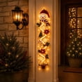 thumbnail image 1 of Clearance!Christmas Glowing Christmas Door Hanger, Warm Lighted Vertical Holiday Hanging Decor with Festive Accents for Front Door Side, Entryway and Wall, 1 of 5