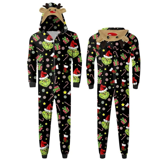 Clearance before Christmas,Grinch Onesie,Christmas Grinch Family