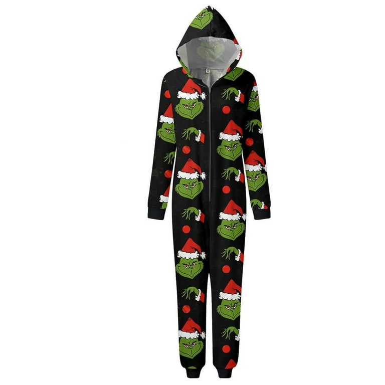 Christmas Pajamas Drop Seat Onesie Family Matching Christmas