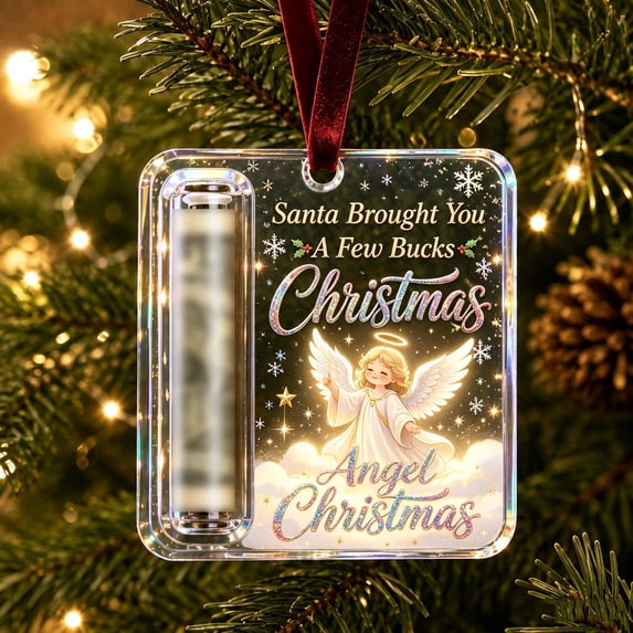 Clearance! Christmas Ornament, Christmas Money Holder for Cash Gift, Christmas Tree Decoration (Angle)
