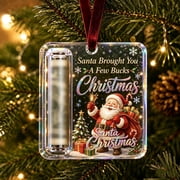 Clearance! Christmas Ornament, Christmas Money Holder for Cash Gift, Christmas Tree Decoration Santa