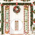 thumbnail image 1 of Christmas Ornament!Giyblacko Christmas Decorations Merry Christmas Banner Porch Sign Vintage Style Hanging Banner Christmas Door Decorations For Xmas Indoor Outdoor Party Decor, 1 of 1