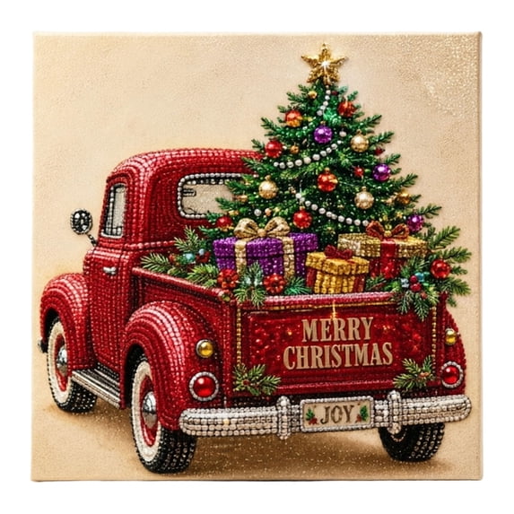 Clearance Christmas Pearl Art DIY Kits for Adults, Christmas Pearl Art DIY Kit, Fall Home Decor Wall Art, Christmas Fall DIY Seasonal Party Gift for Beginner Kiddo Teens Women Men