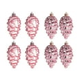 thumbnail image 1 of OAVQHLG3B Christmas Pinecone Ball Ornaments 8Pcs Shatterproof Plastic Decorative Christmas Pine Cone Ornaments Hanging Xmas Tree Baubles Glittering Decorations, 1 of 6