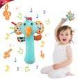 thumbnail image 1 of Clearance! Christmas Stocking Stuffer, Baby Plush Rattle Stick, Soft Cloth Hand Shaker for Visual & Auditory Development, Sensory Grab Toy for Newborn Infant 0-3 3-6 6-12 Months, 1 of 8