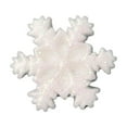 thumbnail image 1 of Hvmvliv Christmas Tree Ornaments(50pc) Mini Snowflake Ornaments, 3 Sizes Glitter Small Resin Snowflakes Christmas Snowflake Decorations White Snow Shaped Ornaments for Diy Winter Party Home Decor, 1 of 6