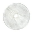 thumbnail image 1 of OAVQHLG3B Christmas Tree Skirt White Plush Tree Skirt for Merry Christmas & New Year Party Holiday Home Decorations, 1 of 6