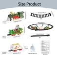 thumbnail image 1 of Clearance Christmas Tree Train Set with Light and Sound - 4-Car Battery Powered Track Toy for Kids, 1 of 8