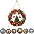 thumbnail image 1 of Clearance! Christmas Tree Wreath Diamond Art Hanging Kit for Adults, DIY Red Bow Suncatcher Craft, Special Shaped Rhinestone Window Pendant, Home Wall Christmas Holiday Decor, 1 of 9