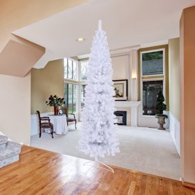 Clearance! Christmas Trees, 7.5ft Upgraded Artificial Christmas Tree, Premium Hinged Spruce Tree Holiday Decor for Indoor Party, Artificial Christmas Tree, Easy Assembly, Green
