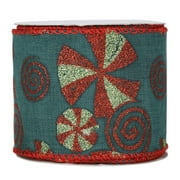 Clearance Christmas Wired Edge Ribbons 2.5 Inch Wide 20 Yards Buffalo Plaid Printed Ribbon For DIY Christmas Wreaths Bows Wrapping Present Crafts Decoration