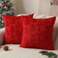thumbnail image 1 of Clearance!! Christmas decorations,Throw Pillow Christmas Tree Decorative Pillow 18x18 Inch Soft Plush Faux Wool Pillow Home Decors For Sofa Livingroom Bed, 1 of 5