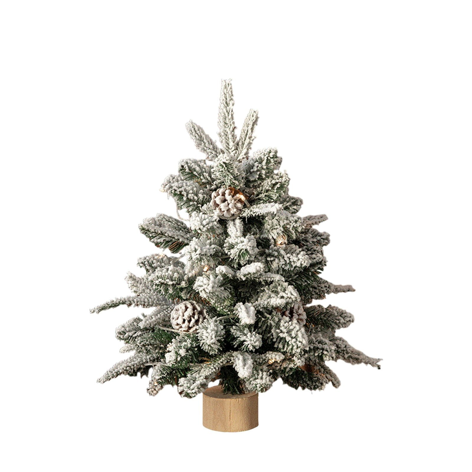 Clearance Christmas Tree Inch Artificial Snow Frosted Christmas Tree With Pine Cones And