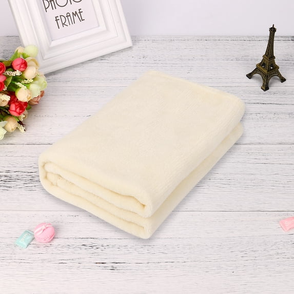Clearance! CICRKHB Towel 50X70Cm Fashion Solid Soft Throw Kids Blanket Warm Coral Plaid Blankets Flannel White